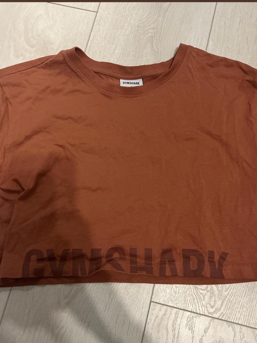 Gymshark Rust Crop Tee